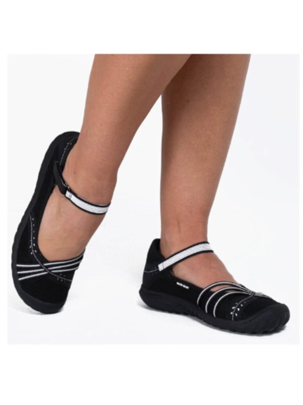 NWT! JBU by Jambu Women's Maya Water Ready Black/Off White